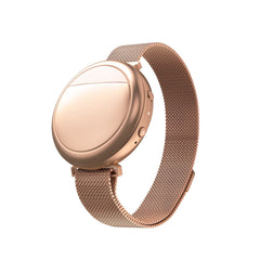 Embr Wave cooling session on the wrist provides targeted relief for hot flashes.