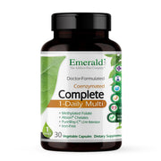 EMERALD LABS Complete 1-Daily Multivitamin bottle for convenient daily immune support.