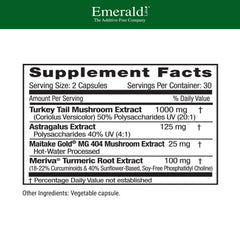 Emerald Labs Deep Immune Health capsules for convenient daily intake.