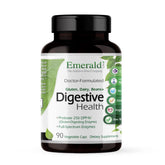 Emerald Labs Digestive Health bottle front; vegetarian gluten-free formula.