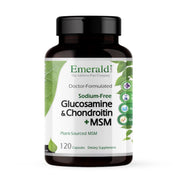 Emerald Labs Glucosamine & Chondroitin with MSM bottle for joint support