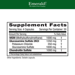 Emerald Labs capsules close-up for gluten-free, veggie capsules daily use