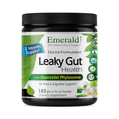 Emerald Labs Leaky Gut Health bottle with DGL licorice for digestive support