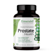 Emerald Labs Prostate Health bottle front with vegan capsules for urinary support