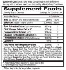 Emerald Labs Prostate Health capsules close-up highlighting capsule texture and form