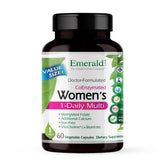 Emerald Labs Women's 1-Daily Multi bottle with capsules supports daily immune and bone health.