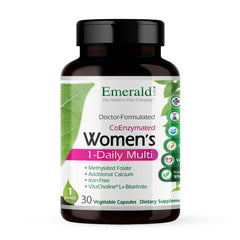 EMERALD LABS Women's 1-Daily Multi bottle for daily wellness support