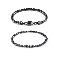 Emibele anti-swelling obsidian anklet beads shown for everyday comfort and style.