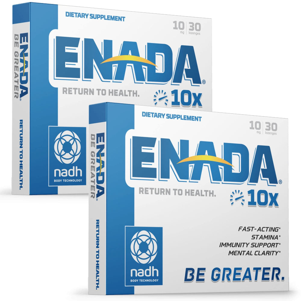ENADA 10X NADH sublingual lozenge delivers quick energy and focus