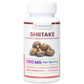 ENCAPSULATE Shiitake capsules bottle side view for daily wellness support