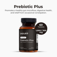 Endurance Prebiotic Plus chewable pack for convenient daily gut support