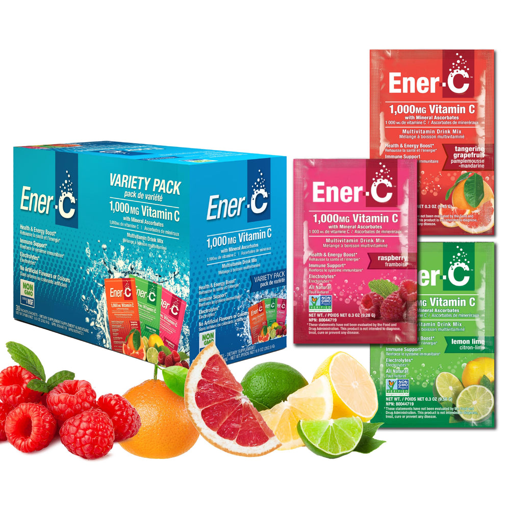 Ener-C Variety Pack single-serve packets for travel and on-the-go hydration