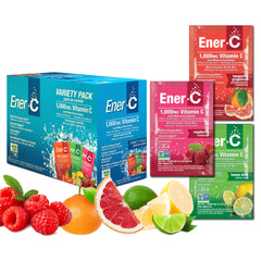 Ener-C Variety Pack single-serve packets for travel and on-the-go hydration