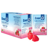 Ener-D raspberry flavor packet ready to mix for hydration