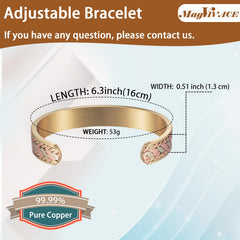 EnerCoppeX braided-weave design bracelet on wrist, lightweight comfort with any outfit