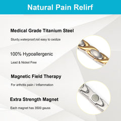 EnerMagiX adjustable link clasp demonstrated for secure, customizable fit.