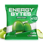 Energy Bytes Apple Flash gummies bottle front for quick on-the-go energy.