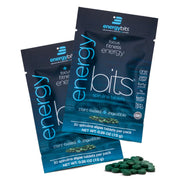 ENERGYBITS spirulina tablets pack for clean energy and plant protein