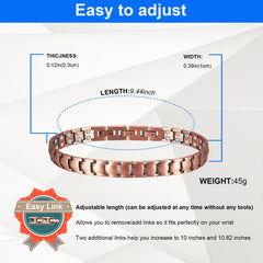 EnerMagiX copper anklet magnets inside sit near the ankle for comfortable wear