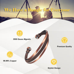 EnerMagiX copper bracelet gift-ready packaging — ideal for gifting.