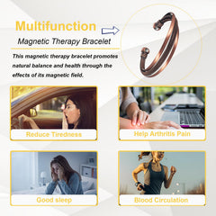 EnerMagiX copper bracelet 17 cm — adjustable, comfortable fit.