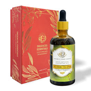 Enhanced Essentials Ylang Ylang oil bottle for elegant room fragrance
