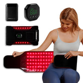 Eniosvar Red Light Therapy Belt front view showing compact design for easy in-home use