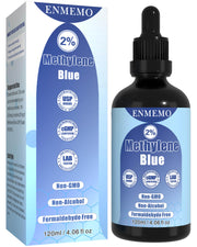 ENMEMO Methylene Blue Drops bottle with label, ideal for histology staining.