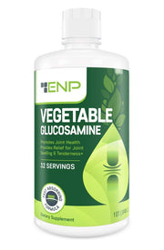 ENP Liquid Glucosamine MSM bottle pour for easy daily use