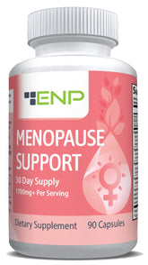 ENP Menopause Support bottle front for daily hormonal balance.
