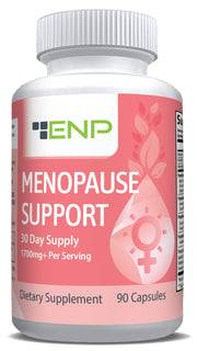 ENP Menopause Support bottle front for daily hormonal balance.