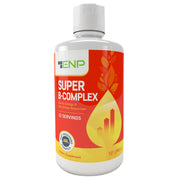 ENP Super B Complex Liquid bottle being poured for natural energy support