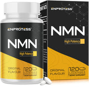 Enprotess Sublingual NMN bottle front view for convenient 120-day supply.