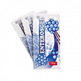 Enterosgel detox gel front view showing 3 x 22.5 g sachets for gut support