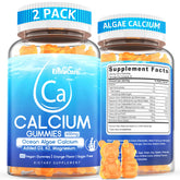 EnvyCure Calcium Gummies bottle with orange flavor for daily bone support