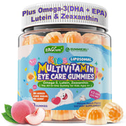 EnvyCure Kids Multivitamin Gummies bottle displaying essential nutrients for growing children