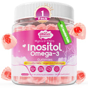 EnvyCure Myo-Inositol D-Chiro 40:1 gummies bottle for easy daily hormonal support