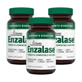 Enzalase bottle pack-3 promoting gentle daily digestion with 150 servings