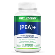 Enzyme Science Pea + Turmeric bottle signaling natural nervous, immune, and muscular support