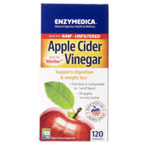 Enzymedica Apple Cider Vinegar bottle supporting daily digestive wellness.