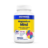 Enzymedica Magnesium Mind ATA Mg bottle on a nightstand for calm evenings