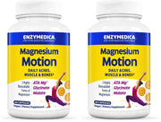 Enzymedica Magnesium Motion bottle front view for convenient daily supplementation.