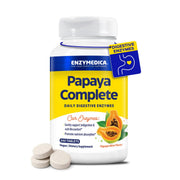 Enzymedica Papaya Enzymes packaging highlights convenient chewables for everyday digestion