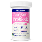 Enzymedica SubCulture Women bottle of 30 capsules for daily probiotic support