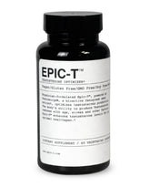 EPIC-T bottle showcases daily support formula for wellness and balance.
