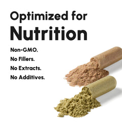 Equal Supplements capsules pouring into a glass for easy daily intake