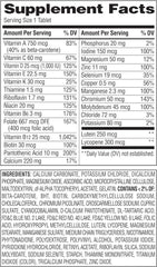 Equate Mature Adult 50+ one daily multivitamin tablets closeup highlighting metabolism support