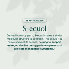 Equelle box packaging for hormone-free menopause support.