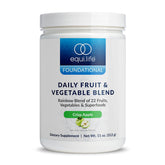EquiLife Daily Fruit & Vegetable Blend tub; nutrient-dense superfood for daily wellness