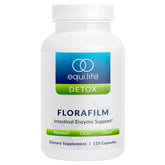 Equilife Florafilm bottle hero illustrating daily gut balance support